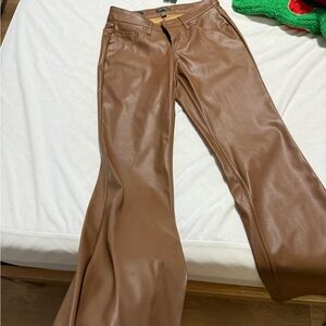 Wild Fable Tan Faux Leather Pants